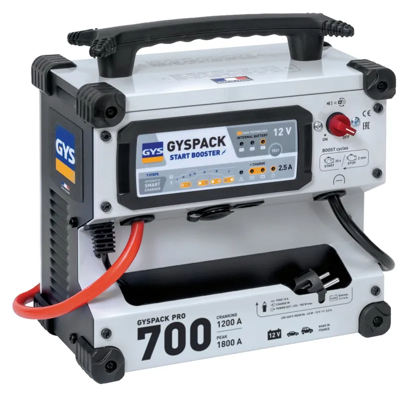 Op = Op GYSPack Pro 700 Accubooster