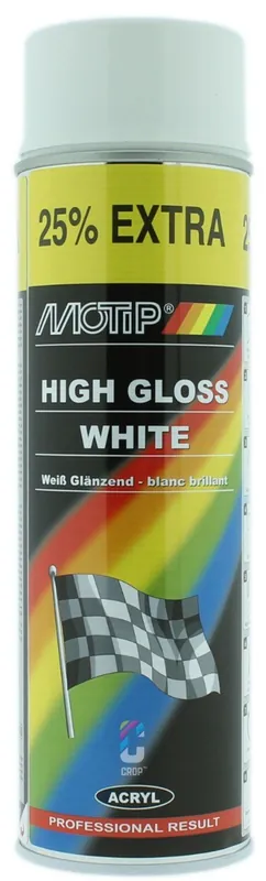 MoTip Hoogglans Wit spuitbus 500ml Shop Nu