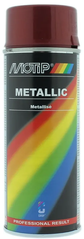 MoTip Metallic Rood spuitbus 400ml Nieuw