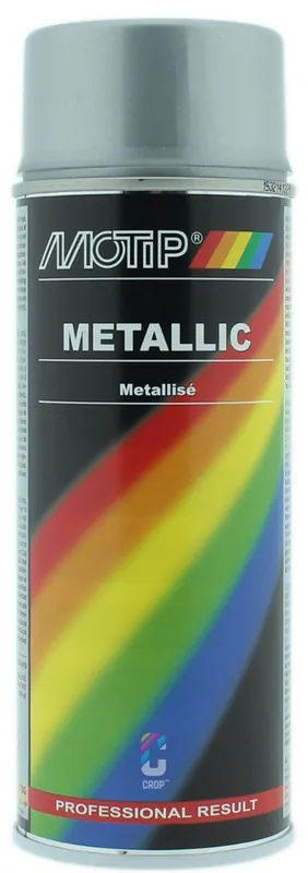 MoTip Metallic Zilver spuitbus 400ml Superprijs