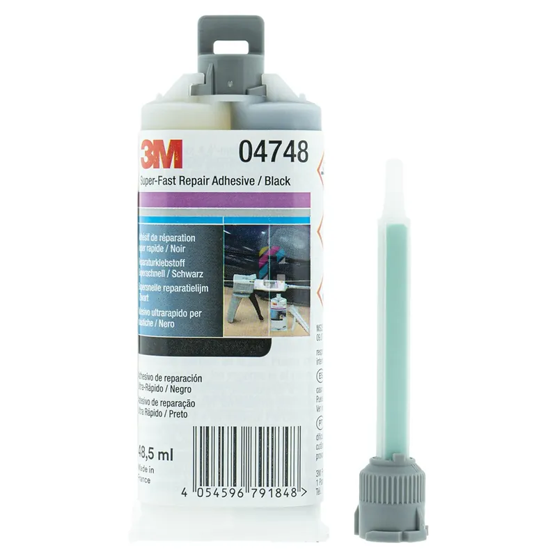 Must-Have 3M 04748 Supersnelle Kunststof Lijm Zwart Duopatroon