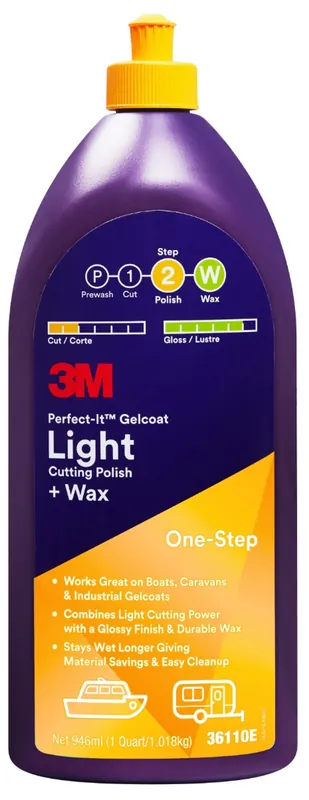 3M Perfect It Gelcoat Light Cutting Polish + Wax 946ml Koop Online