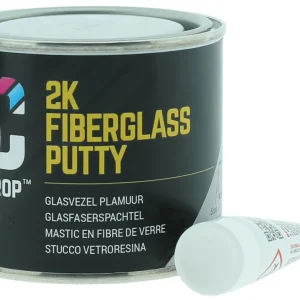 CROP 2K Glasvezel Plamuur 125ml + Verharder Gecertificeerd