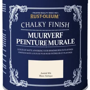 Weekendaanbieding Rust-Oleum Chalky Finish Muurverf Antiek Wit 1 liter