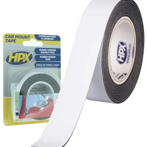 Betrouwbaar HPX Dubbelzijdig Foamtape ZWART 12mm - 2 meter