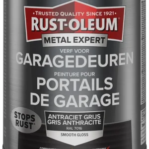 Gratis Retour Rust-Oleum Metal Expert Garagedeur Verf Antraciet 750ml
