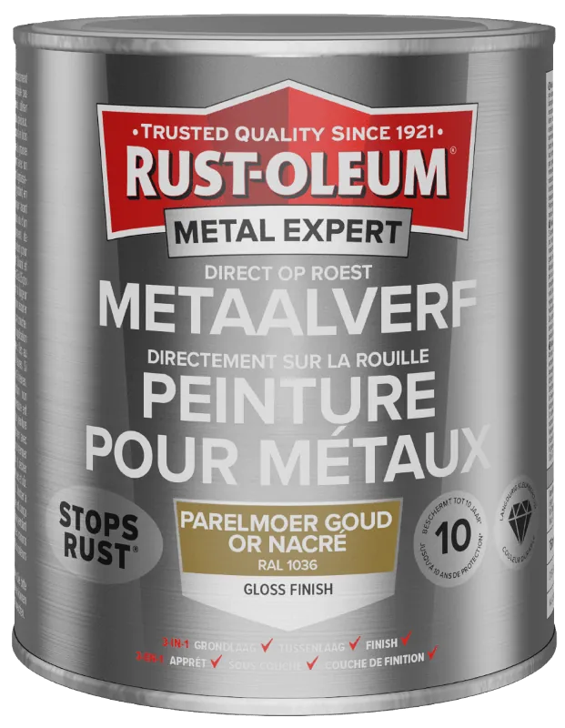 Rust-Oleum Metal Expert Direct Op Roest Metaal Verf 750ml - RAL 1036 Dagaanbieding