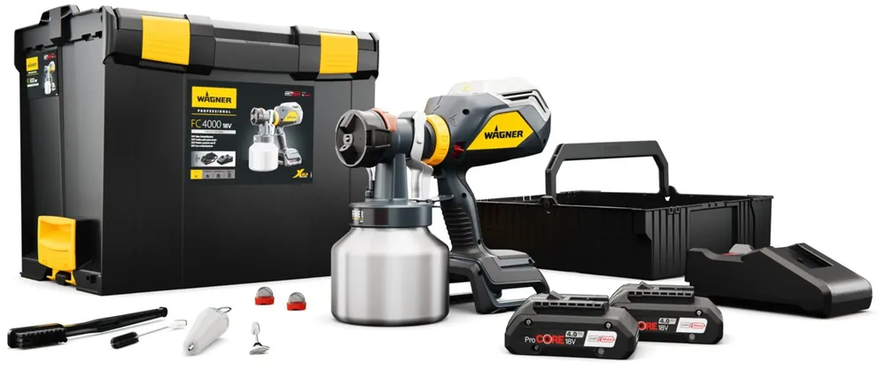 Wagner FinishControl 4000 Accu Verfspuit 18V Finespray - Systainer Set Koop Vandaag