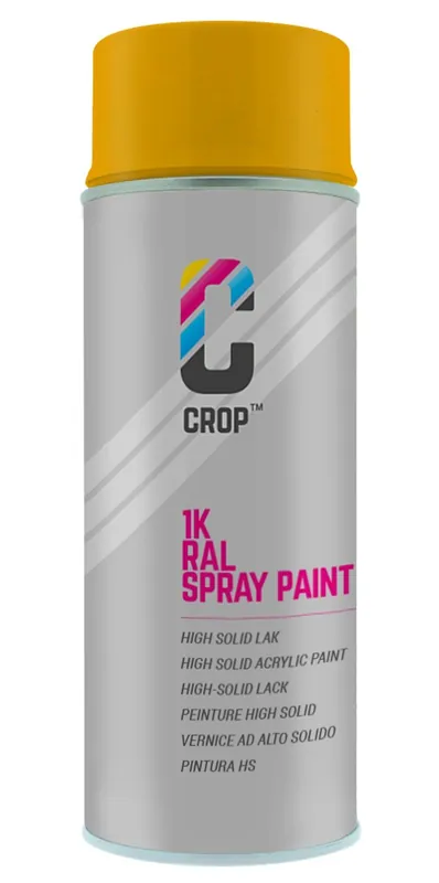 Rechtstreeks Van De Fabrikant CROP RAL 1004 Hoogglans Goudgeel spuitbus 400ml