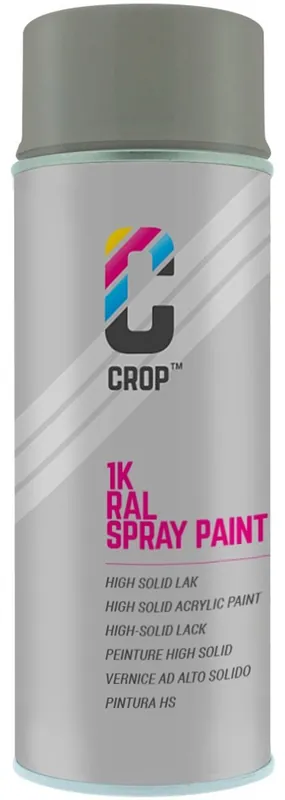 Tijdelijk Beschikbaar CROP RAL 7023 Hoogglans Betongrijs spuitbus 400ml