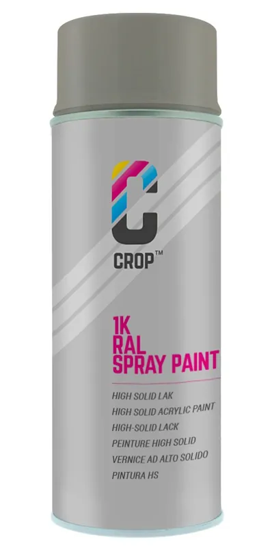 Nu Kopen CROP RAL 7030 Hoogglans Steengrijs spuitbus 400ml