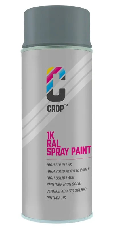 CROP RAL 7031 Hoogglans Blauwgrijs spuitbus 400ml Direct Verzonden