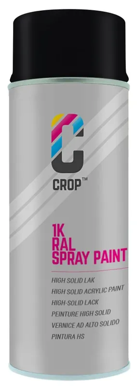 CROP RAL 9005 Mat Gitzwart spuitbus 400ml Seizoensaanbieding