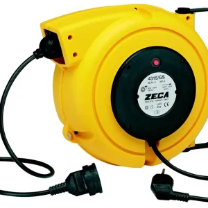 Koop Vandaag ZECA 4315 Automatische Kabelhaspel met Plug 14+1 meter 3G1,5