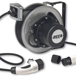 ZECA Stroomhaspel Laadkabel Auto 1F 32A Type 2 (M) naar Type 1 (V) Tijdelijk Beschikbaar