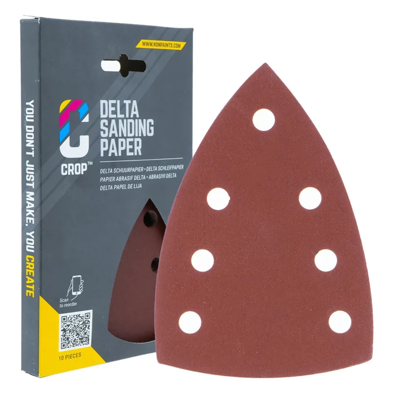 Hoge Kwaliteit CROP Fire Delta Schuurpapier 100x145mm - 10 stuks