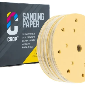 CROP Gold Schuurschijven 150mm met 15 gaten - 50 stuks Must-Have