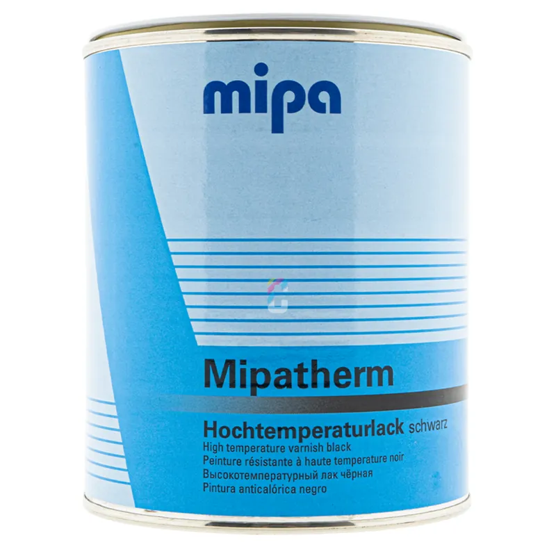 MIPA MipaTherm Hittebestendige lak ZWART 800ºC - 750ml Gereduceerde Prijs