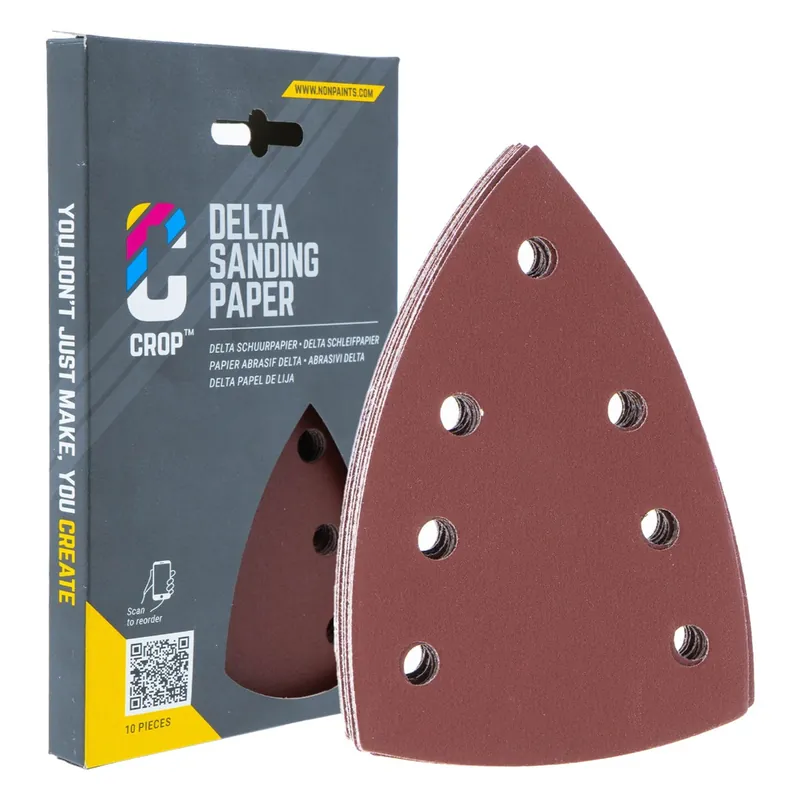 Koop Vandaag CROP Delta Schuurpapier 100x145mm korrel 280 - 10 stuks