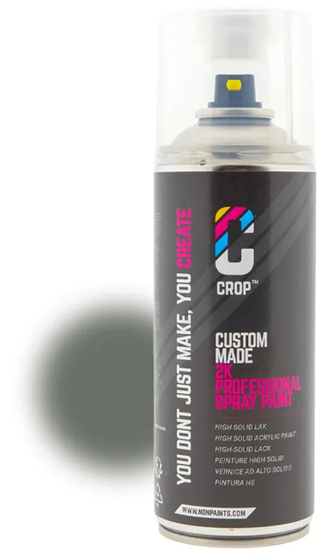 Gecertificeerd CROP 2K Spuitbus RAL 7009 Groengrijs 400ml