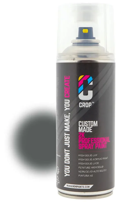 CROP 2K Spuitbus RAL 7043 Verkeergrijs B 400ml Dagaanbieding