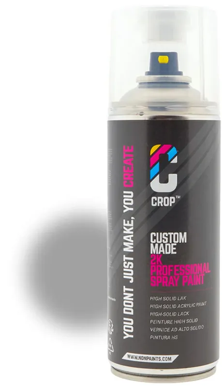 CROP 2K Spuitbus RAL 9006 Blank Aluminiumkleuruig 400ml Meest Verkocht