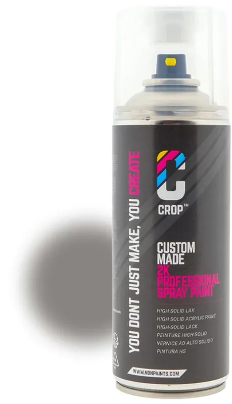 Lage Prijs CROP 2K Spuitbus RAL 9007 Grijs Aluminiumkleuruig 400ml