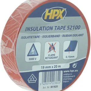 HPX 52100 VDE Isolatietape ROOD 19mm x 20 meter Beste Prijs