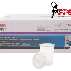 3M PPS Midi Kit 400ml Binnenbekers & deksels - 50 stuks Superprijs