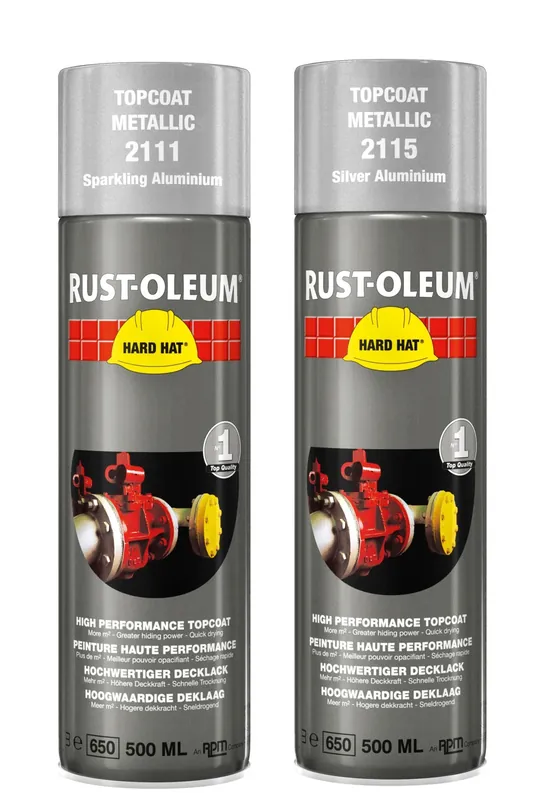 Rust-Oleum Aluminium Metallic Lak in spuitbus 500ml Laatste Versie