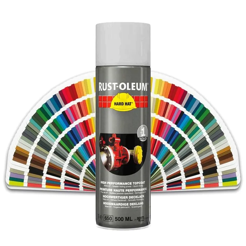 Tijdelijk Beschikbaar Rust-Oleum 2100 Hard Hat 500ml Spray RAL-9001 HG