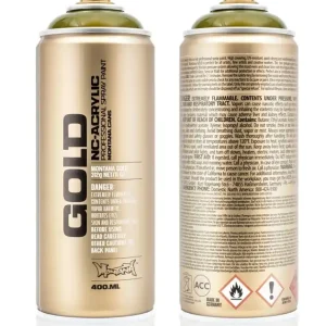 Koop Vandaag Montana GOLD Transparent Olive Green T6340 spuitbus 400ml