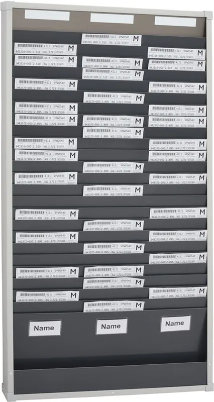 Werkplaats planbord met 3 rijen en 25 sleuven Nu Kopen