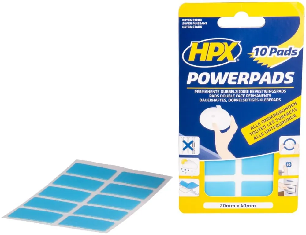 Op = Op HPX Powerpads Dubbelzijdige Montage Pads - 10 stuks