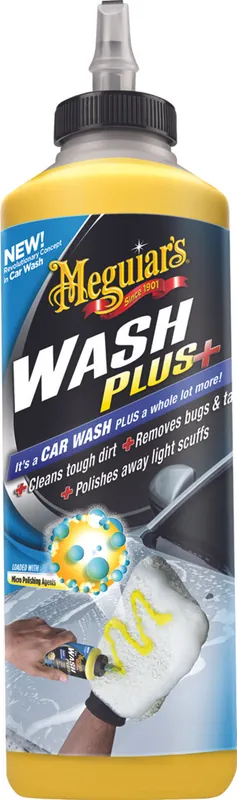 Meguiar's Wash Plus+ Autoshampoo, Insectenverwijderaar & Polish in 1 Alleen Vandaag