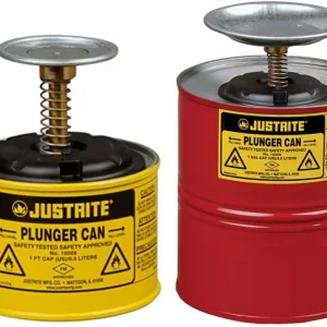 JUSTRITE Plunjerkan Metaal - Rood & Geel Aanbieding