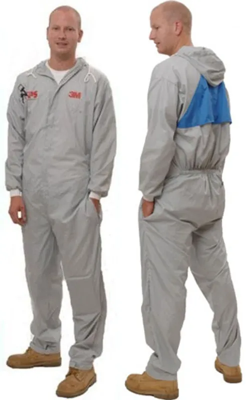 3M Herbruikbare Spuitoverall met capuchon - Grijs Beperkte Voorraad