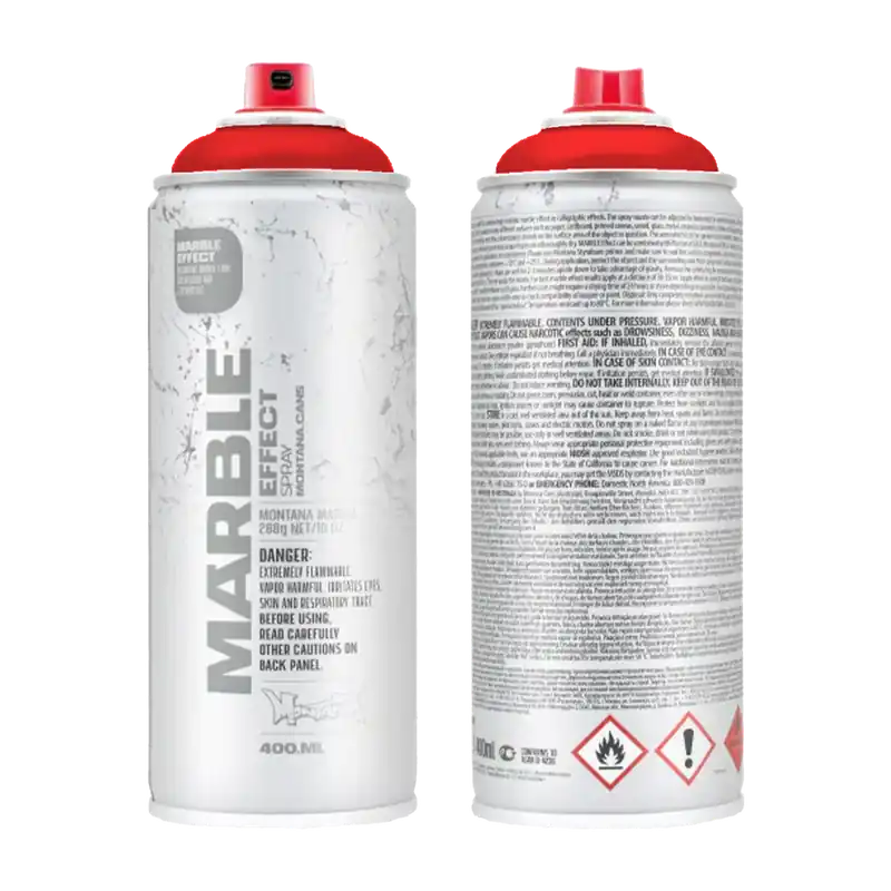 Montana Marmer Verf ROOD spuitbus 400ml Beperkte Voorraad