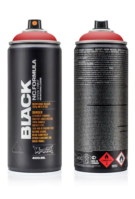 Montana BLACK 3020 Fire Rose spuitbus 400ml Direct Verzonden