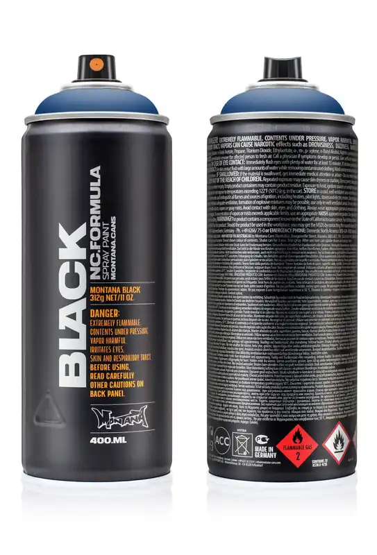 Montana BLACK 5080 Ultramarine spuitbus 400ml Gereduceerde Prijs