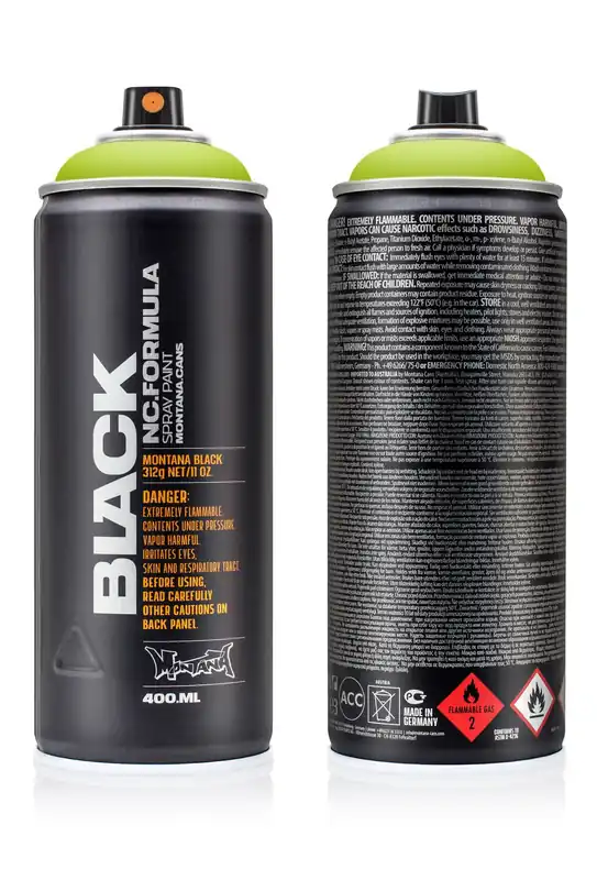 Koopje Montana BLACK 6010 Slimer spuitbus 400ml