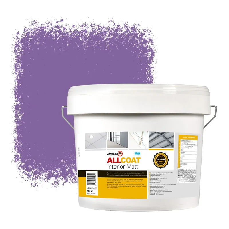 Zinsser Allcoat Interior Muurverf RAL 4005 Blauwlila - 10 liter Veilige Betaling