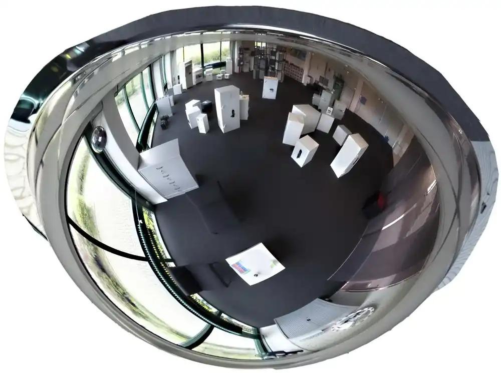 Panoramische spiegel ø 600mm Dome 90 graden 7 meter blikveld Laatste Versie