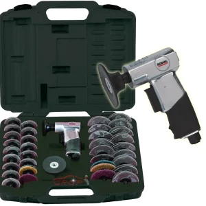 Gratis Retour RODAC RC163BC Slijpmachine & Schuurmachine in koffer met toebehoren