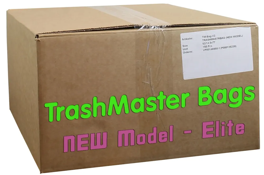 Must-Have TrashMaster Elite 15SSEXF afvalzakken per 150 stuks * NIEUW MODEL *