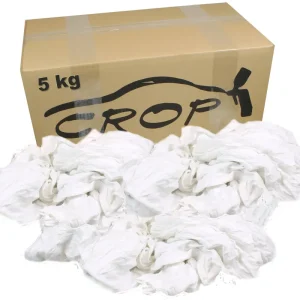 Poetsdoeken Wit - 5kg doos Snelle Levering
