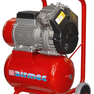 AIRMEC KZ240-10 Verrijdbare Olievrije zuigercompressor 240 ltr/min - 1,5 pk Superprijs