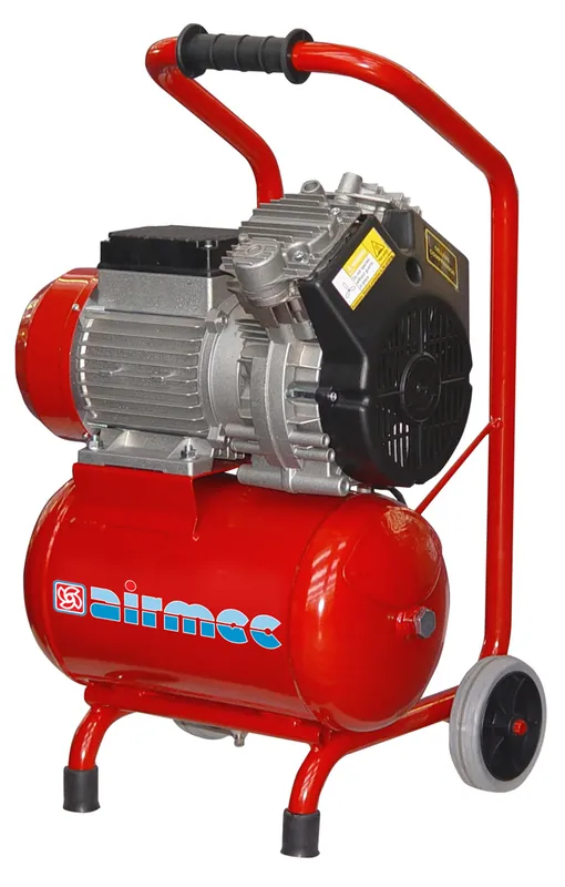 AIRMEC KZ240-10 Verrijdbare Olievrije zuigercompressor 240 ltr/min - 1,5 pk Superprijs