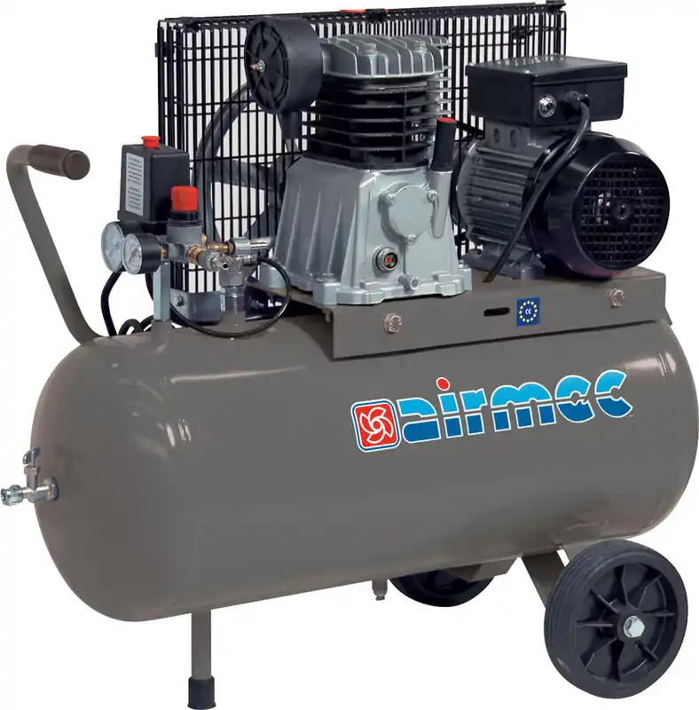 AIRMEC CRM52 Verrijdbare Oliegesmeerde zuigercompressor 275 ltr/min - 2,5 pk Hete Deal