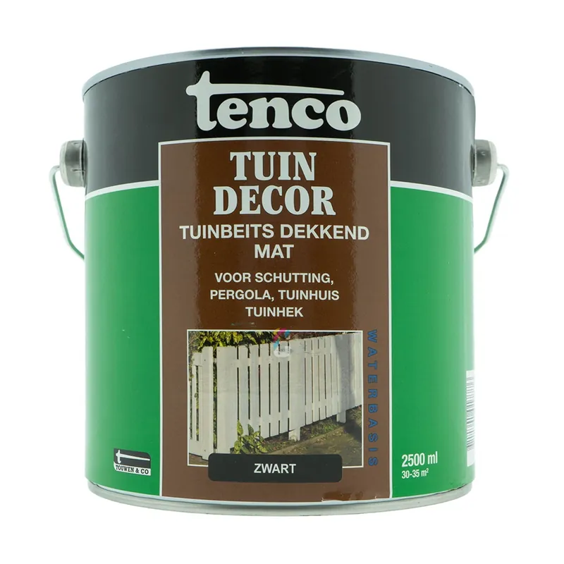 Hete Deal Tenco Tuindecor Zwart Mat 2,5 liter